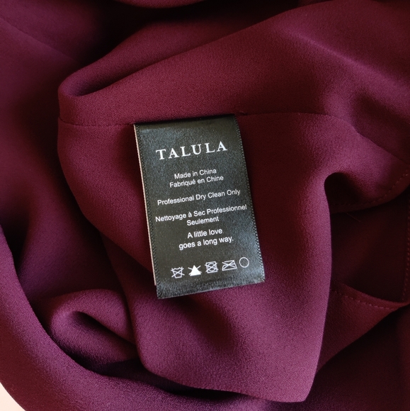 Aritzia Talula wine red Bustier Dress - Picture 7 of 11